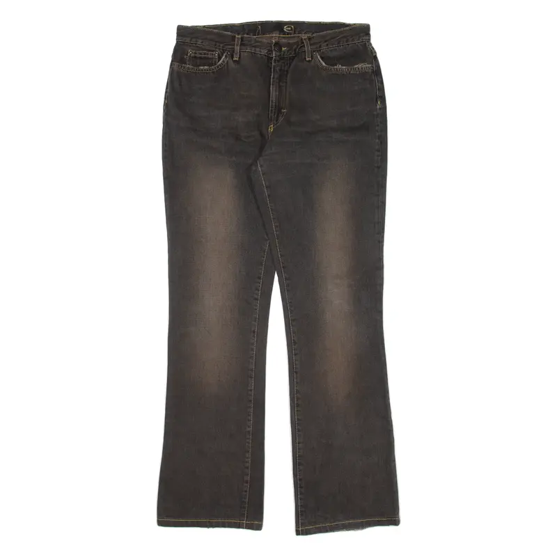 JUST CAVALLI Womens Jeans Black Regular Bootcut W32 L31