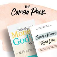 Simple Money, Rich Life + 31-day Devotional Combo pack (Biblical insights about money and finances for Christians)