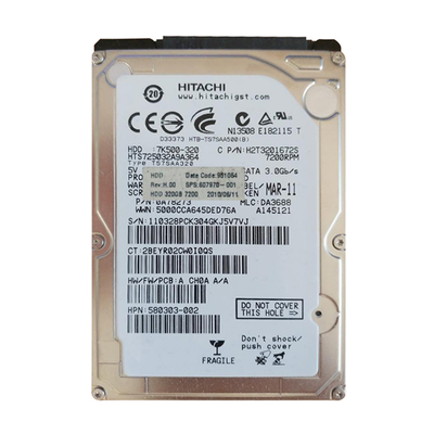607970-001 HP 320GB 7200RPM SATA 3Gb/s 2.5-inch Hard Drive