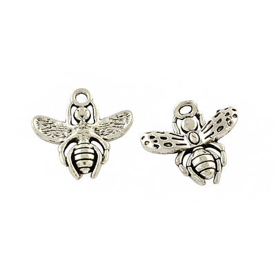 Tibetan Style Alloy Bee Pendants
