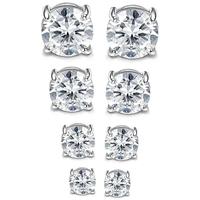 6/8MM Stainless Steel Magnetic Stud for Men Women, Non Piercing Clip on Earrings