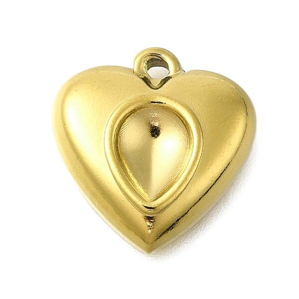 304 Stainless Steel Pendant Cabochon Settings