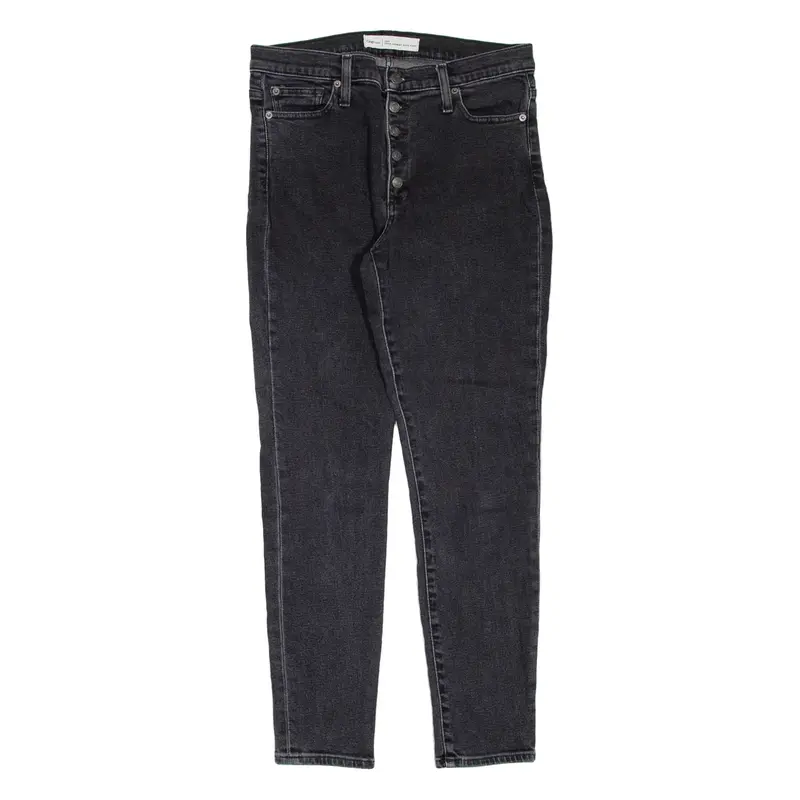 GAP High Rise Womens Jeans Black Slim Skinny W30 L27