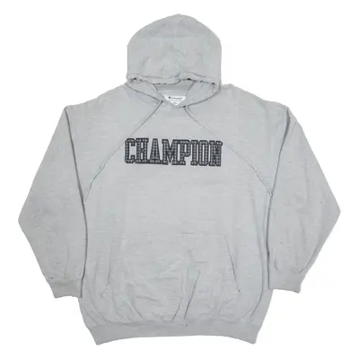 CHAMPION Mens Grey Hoodie 2XL