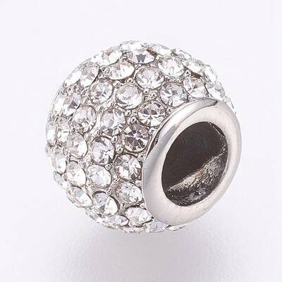 304 Stainless Steel European Beads