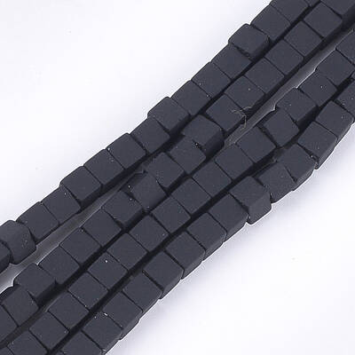 Spray Painted Non-magnetic Synthetic Hematite Beads Strands