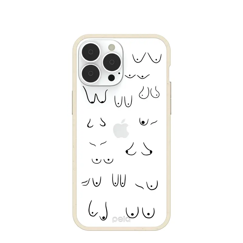 Clear Sister iPhone 13 Pro Max Case With London Fog Ridge