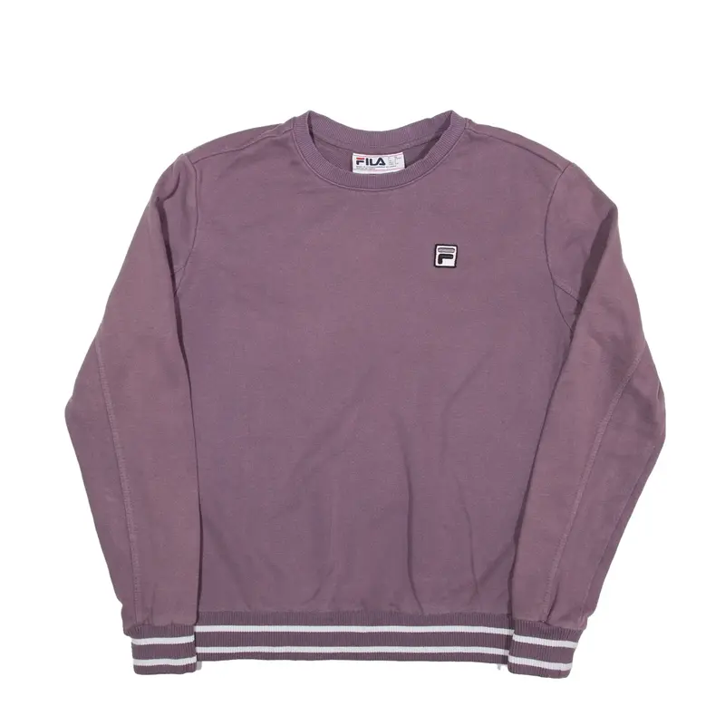 FILA Sweatshirt Purple Womens S