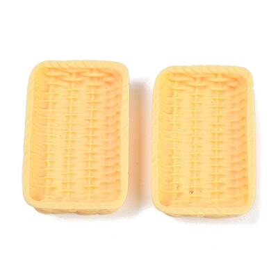 Rattan Basket Resin Cabochons