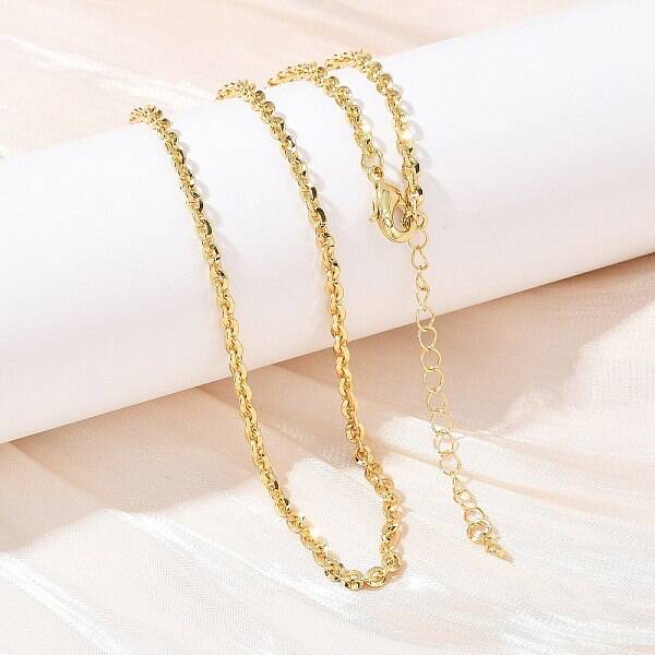 3MM Brass Cable Chain Necklaces