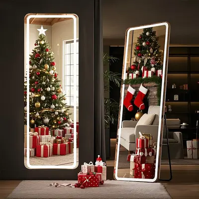 Full Length Vanity Mirror with LED Lights, (64\