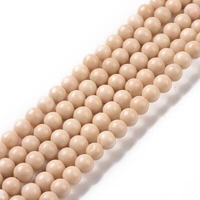 Natural Petrified Wood Round Beads Strands