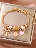 Cute Charms Bracelet, Fashionable Jewelry for Women & Girls, Trendy All-match & Exquisite Jewelry for Birthday Gift