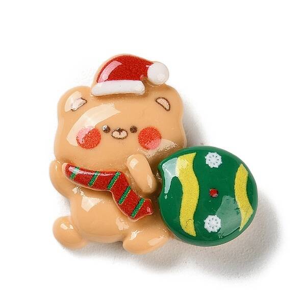 Christmas Theme Opaque Resin Cabochons