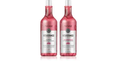 INOAR Résistance Flor de Lótus set for weak hair 2× 1000 ml