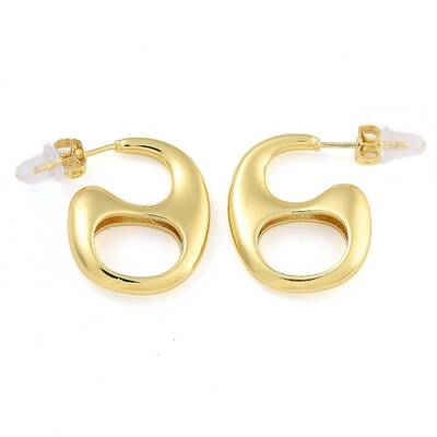 Brass Stud Earrings