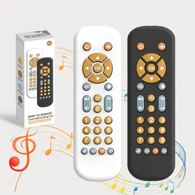 Baby TV Remote Control Toy, 1 Box Electric Numbers Learning Toys, Early Educational Toys, Music Learning Toys for Newborn, N...