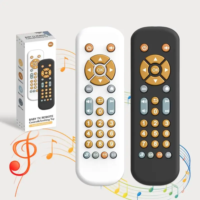 Baby TV Remote Control Toy, 1 Box Electric Numbers Learning Toys, Early Educational Toys, Music Learning Toys for Newborn, N...