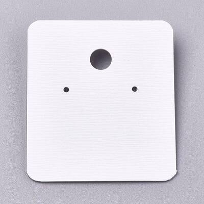 Plastic Jewelry Display Cards
