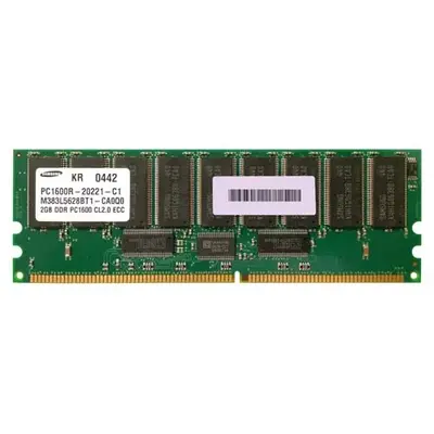 M383L5628BT1-CA0 Samsung 2GB DDR-200MHz RDIMM 2Rx4 CL2 Memory