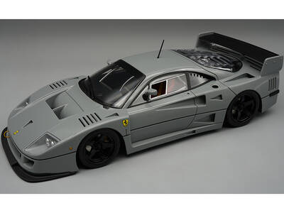 Ferrari F40 LM Grigio Medio Gray with Black Wheels \