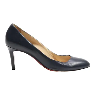 CHRISTIAN LOUBOUTIN Pump Heels Blue Leather Womens UK 3