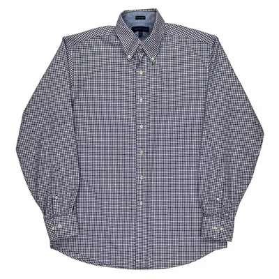 Tommy Hilfiger Checked Shirt - Medium Purple Cotton