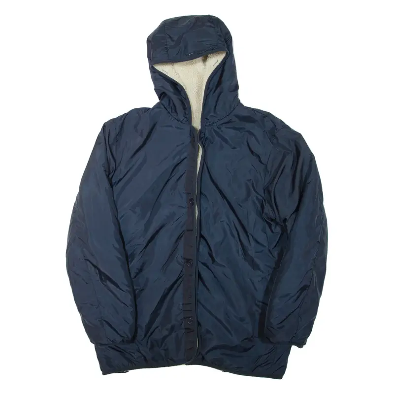 LEVI'S Mens Jacket Blue Hooded XL