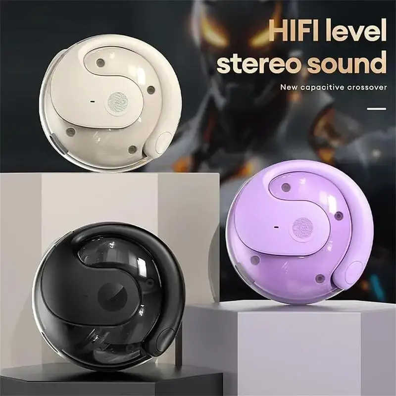 Ear Hook Design Wireless Earphone,Noise Cancelling Headphones, LongBattery Life Earbuds for Mobile PhonePC, HiFi Sound Qualit...