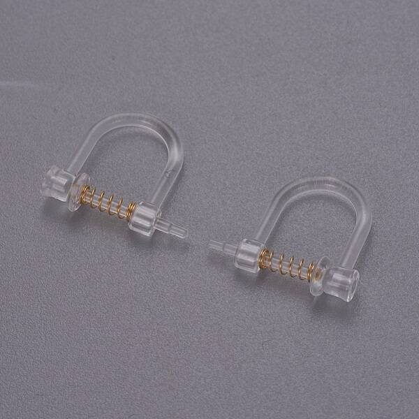 Plastic Clip-on Earring Findings