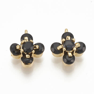 Brass Cubic Zirconia Charms