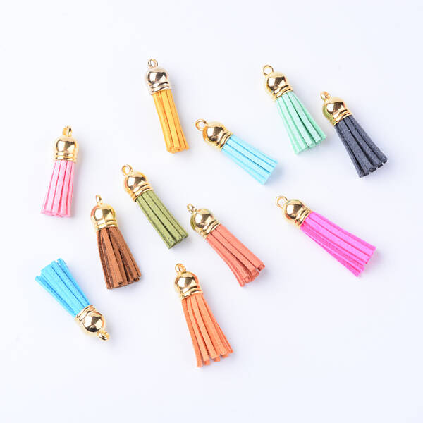 Faux Suede Tassel Pendant Decorations