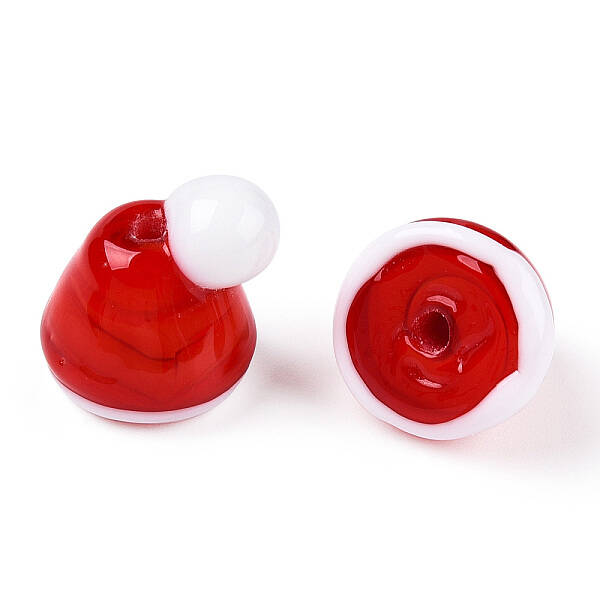 Christmas Theme Handmade Lampwork Beads