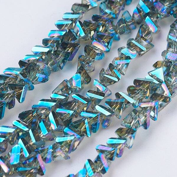 Electroplate Glass Beads Strands