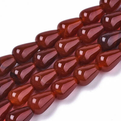 Natural Red Agate Carnelian Beads Strands