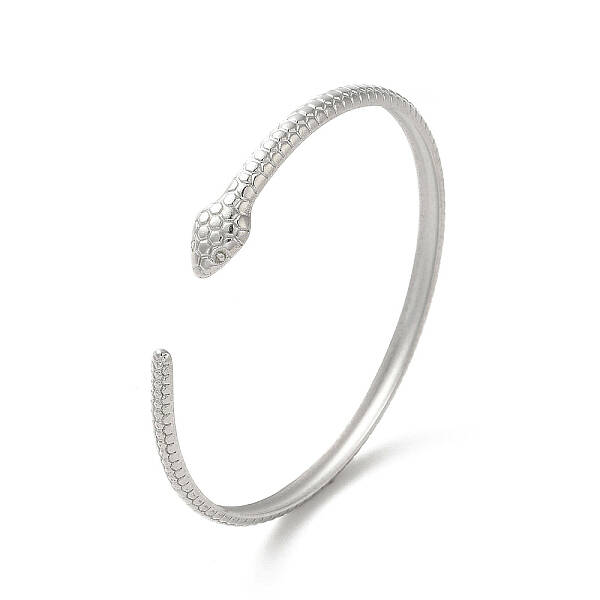Non-Tarnish 304 Stainless Steel Snake Cuff Bangles