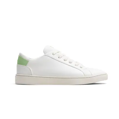Women's Lace Up | White-Green | Size: 6.5