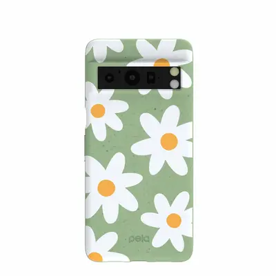 Sage Green Daisy Google Pixel 8 Pro Case