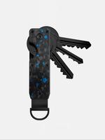 Fashionable Metal Key Organizer, Black Accessories for Men, Compact Keychain Holder for 2-6 Keys, Stylish Key Case with Secu...