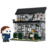 Haunted House Building Blocks Set (586 pcs) – Spooky Halloween DIY Toy Kit for Kids, Teens & Adults, Ideal Gift for Horror ...