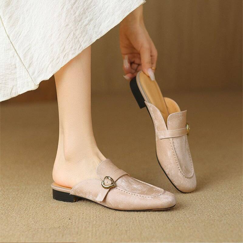 CHIKO Novah Round Toe Block Heels Clogs/Mules Shoes