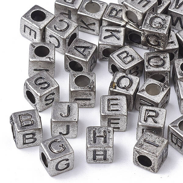 Antique Style Acrylic Beads