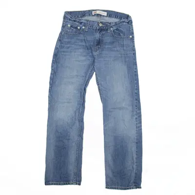 LEVI'S 505 Jeans Blue Denim Regular Straight Boys W27 L27