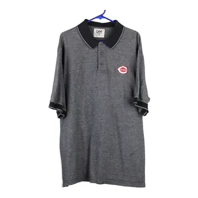 Cincinnati Reds Lee MLB Polo Shirt - XL Grey Cotton