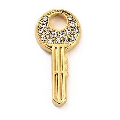 304 Stainless Steel Rhinestone Pendants