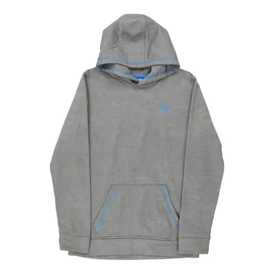 Age 16 Puma Hoodie - XL Grey Cotton Blend
