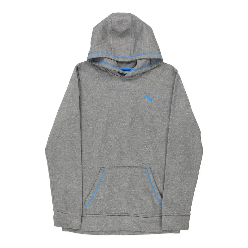 Age 16 Puma Hoodie - XL Grey Cotton Blend