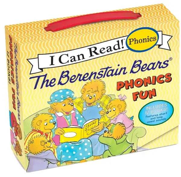 The Berenstain Bears 12-Book Phonics Fun!: Includes 12 Mini-Books Featuring Short and Long Vowel Sounds (I Can Read Phonics) ...