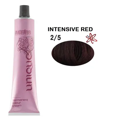 Subrina Professional Unique Permanent Hair Dye 2/5 Red Black 100 ml