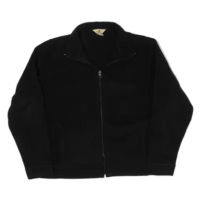WOOLRICH Fleece Jacket Black Womens M
